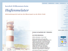 Tablet Screenshot of hafenmeister.net
